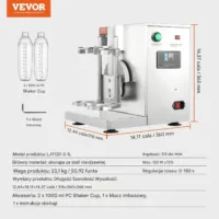 Mikser do shake milkshake 120W podwójny regulacja 0-180s sklep kawiarnia