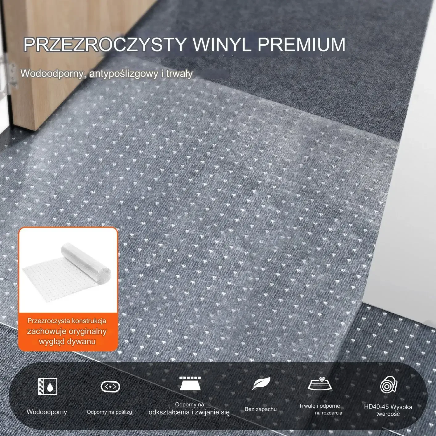 Ochraniacz na Dywan dla Zwierząt Domowych 183 x 61 cm - obrazek 4