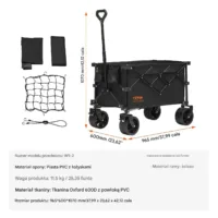 Składany Wózek Plażowy 220 L