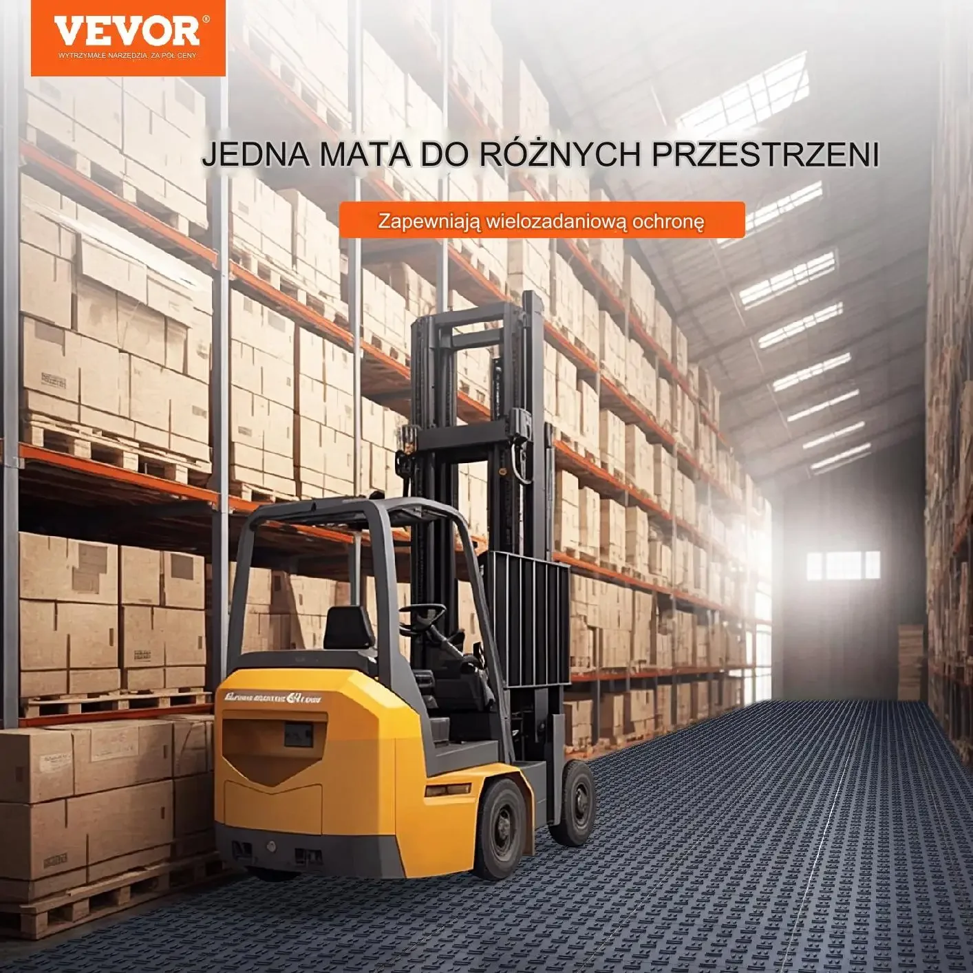 Płytki podłogowe do garażu – Ciemnoszare antypoślizgowe 25 szt 2500 kg - obrazek 5