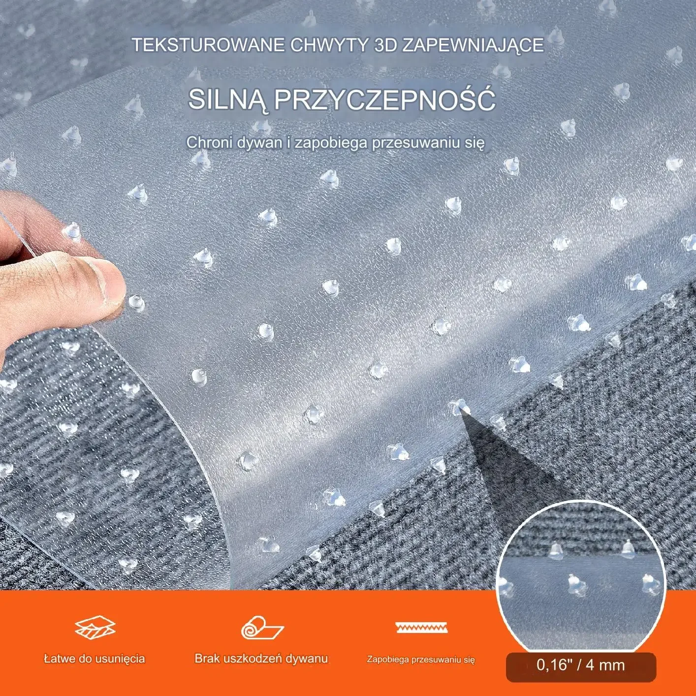 Ochraniacz na Dywan dla Zwierząt Domowych 183 x 61 cm - obrazek 5