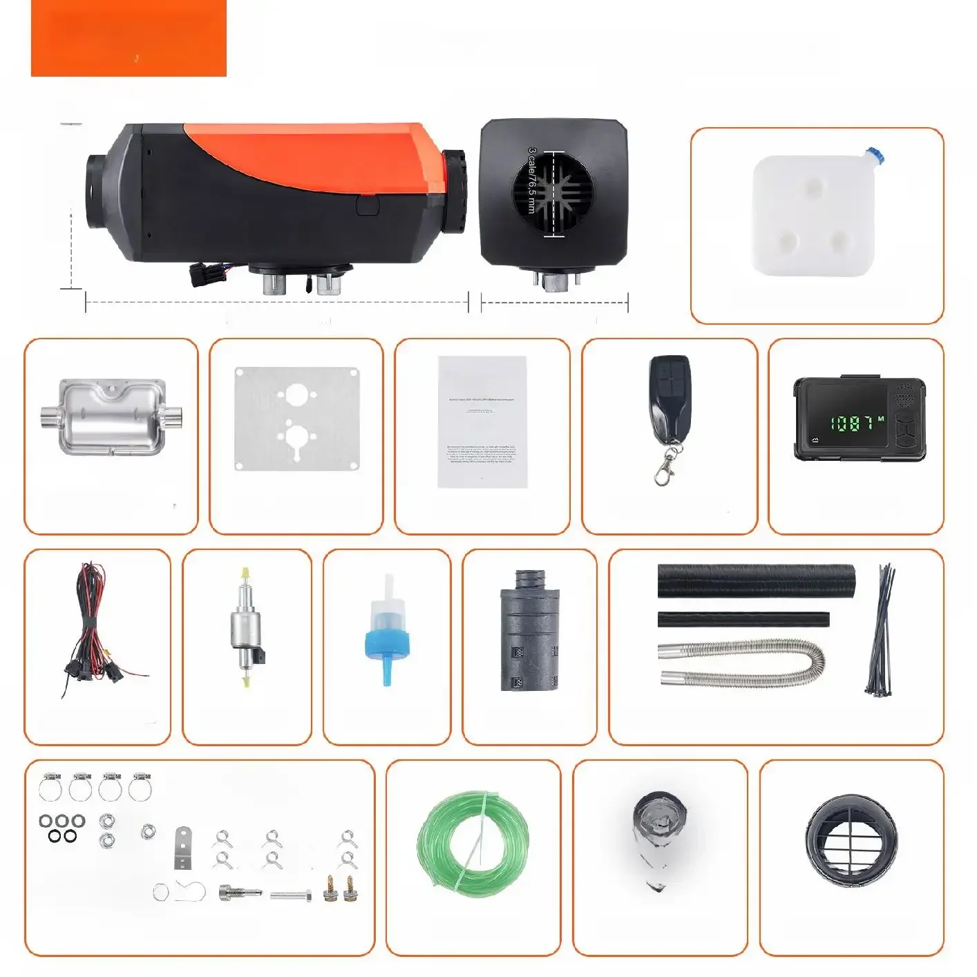 Nagrzewnica Diesel 12 V z Aplikacją Bluetooth - obrazek 2