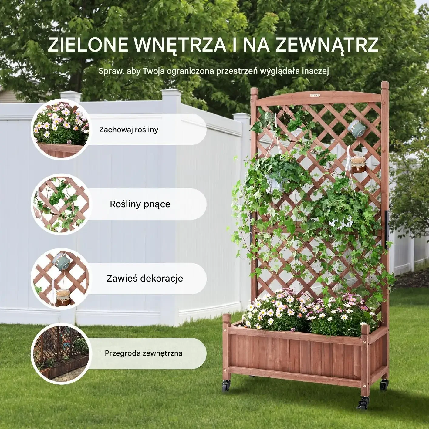 Grządka Ogrodowa z Okratowaniem 2 Sztuki - obrazek 2