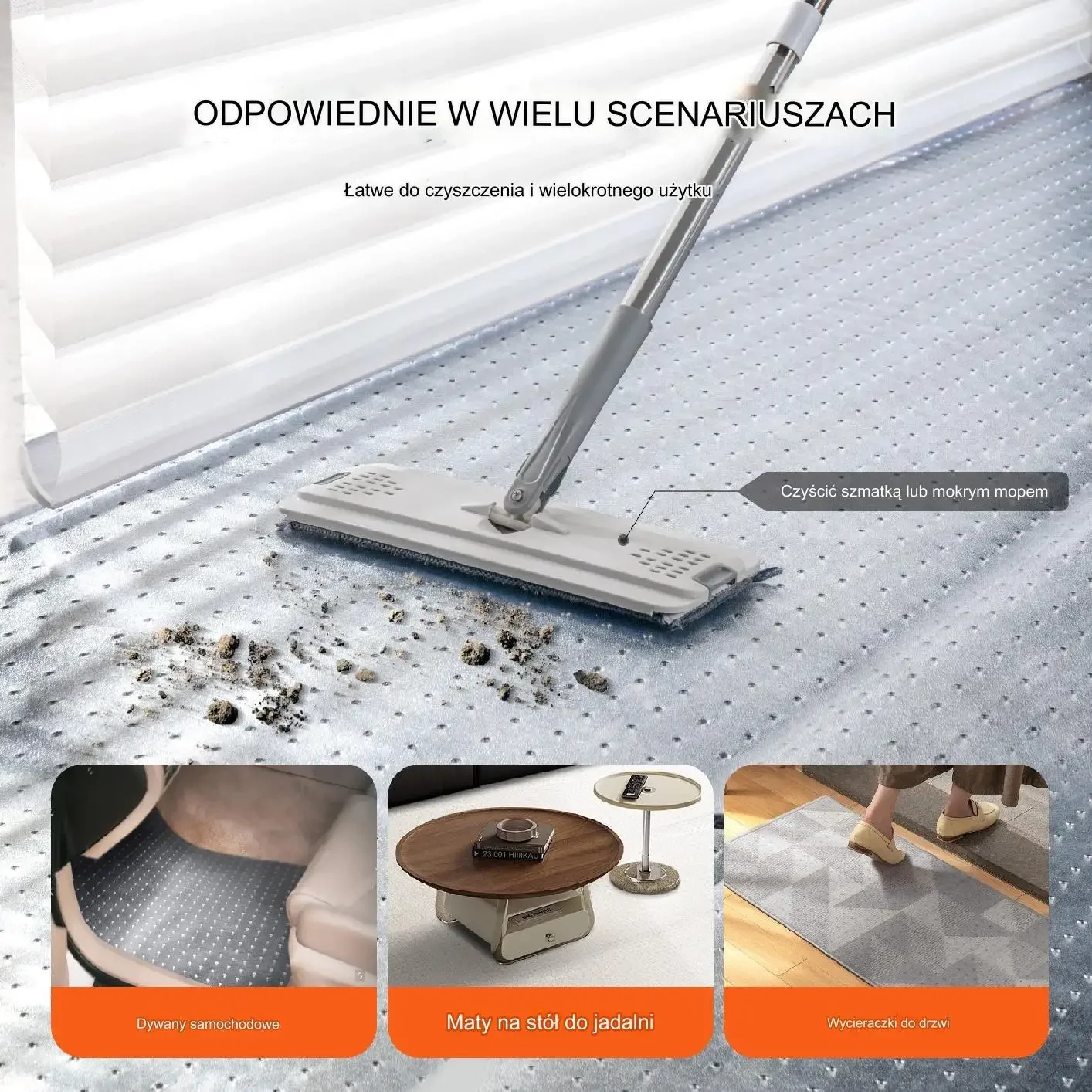 Ochraniacz na Dywan dla Zwierząt Domowych 183 x 61 cm - obrazek 3