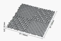 Mata drenażowa modułowa 31x31cm antypoślizgowa PP 40szt garaż ogród szara