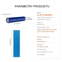 Samoprzylepna Folia Ochronna do Podłogi 60,96 x 508 cm Niebieska