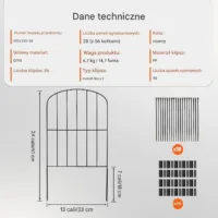 Płot Ogrodowy 28 Części 61 x 33 cm