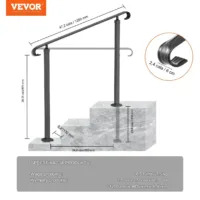 Poręcz Balustrady na 2-3 Schodki