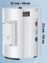 Podgrzewacz wody 40 L 1.6kW LED IPX4 – szybki bojler do prysznica