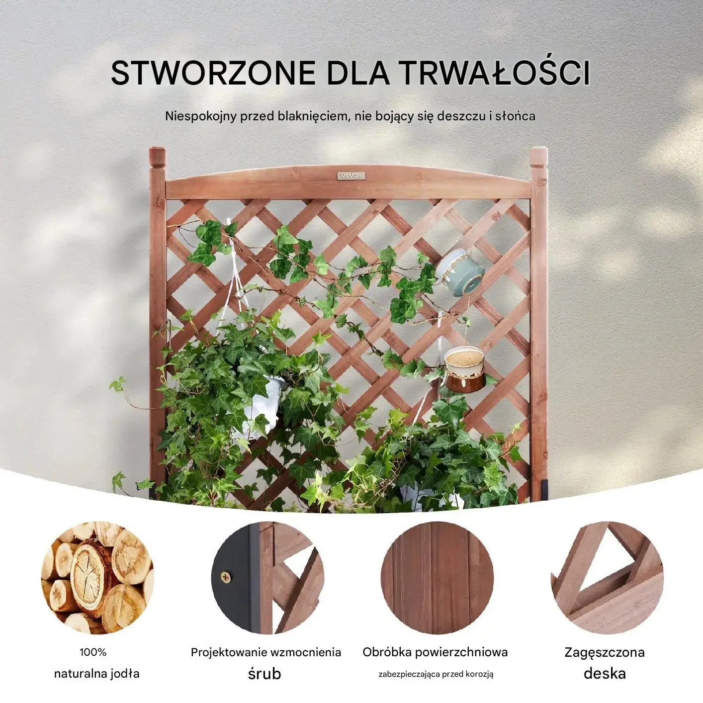 Grządka Ogrodowa z Okratowaniem 2 Sztuki - obrazek 3