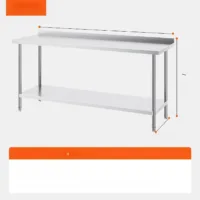 Stół Roboczy ze Stali Nierdzewnej 91x182x61cm