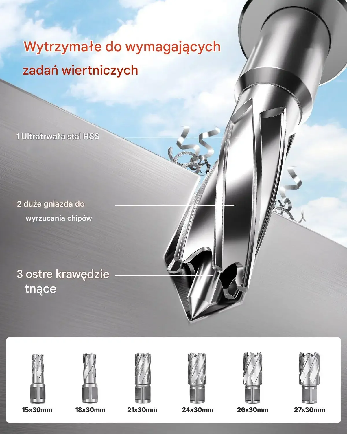 Wiertarka magnetyczna 1400W 5mm regulacja obrotów do metalu - obrazek 4