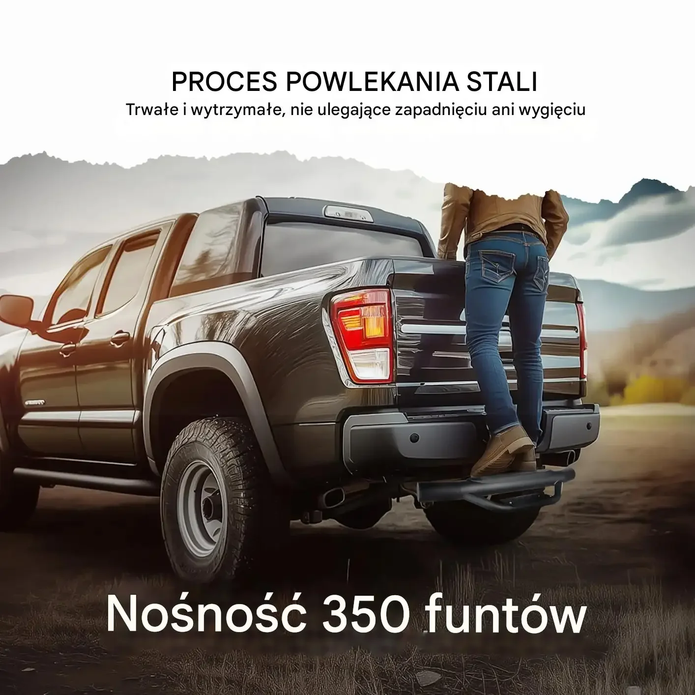 Stopień haka holowniczego 50 mm stal 159 kg z blokadą do SUV - obrazek 5