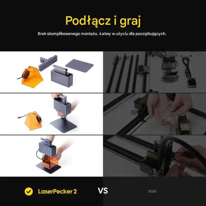 LaserPecker LP2 grawerka laserowa diodowa ręczna mini ploter grawer - obrazek 4