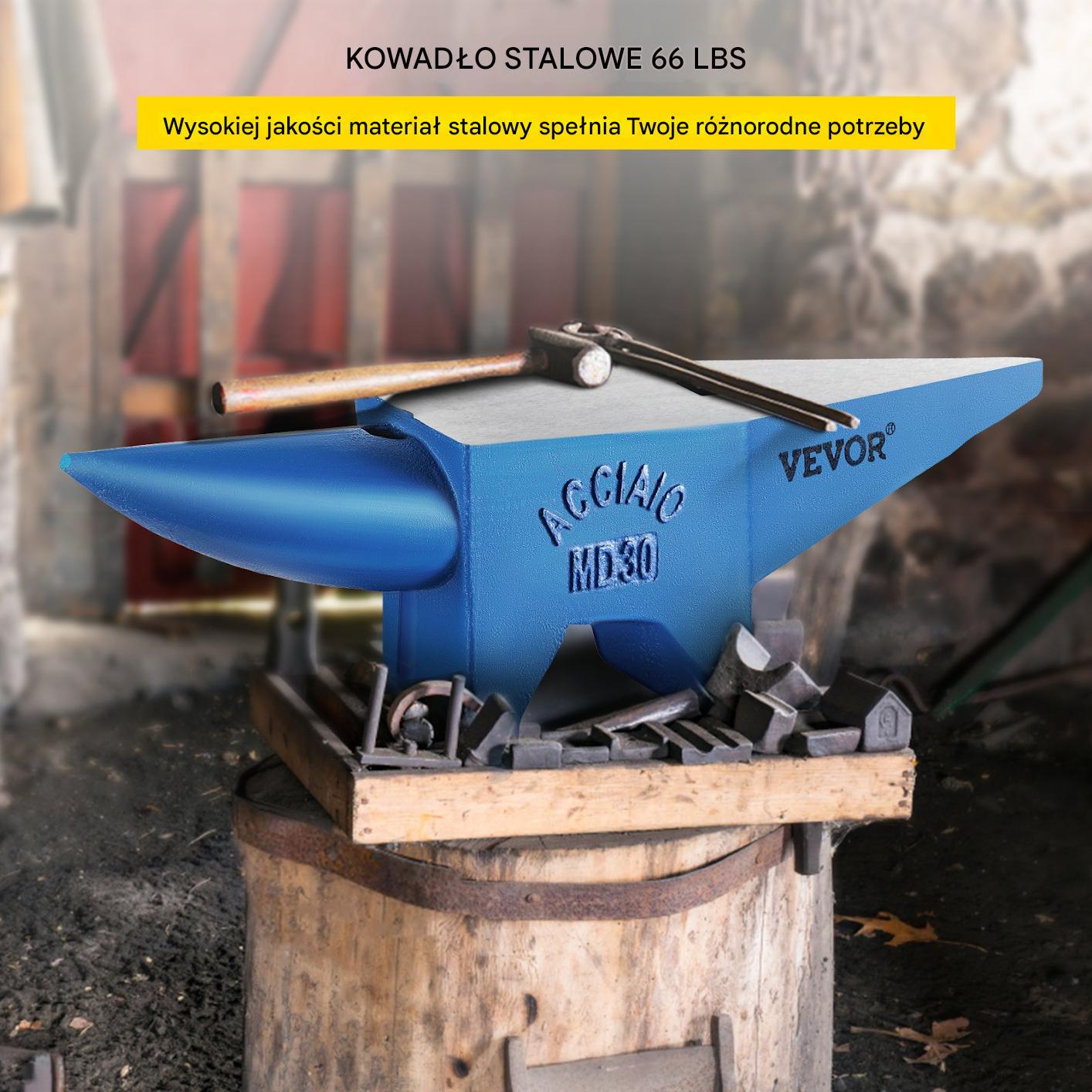 Kowadło stalowe 30 kg – 540 x 150 160 mm - obrazek 7