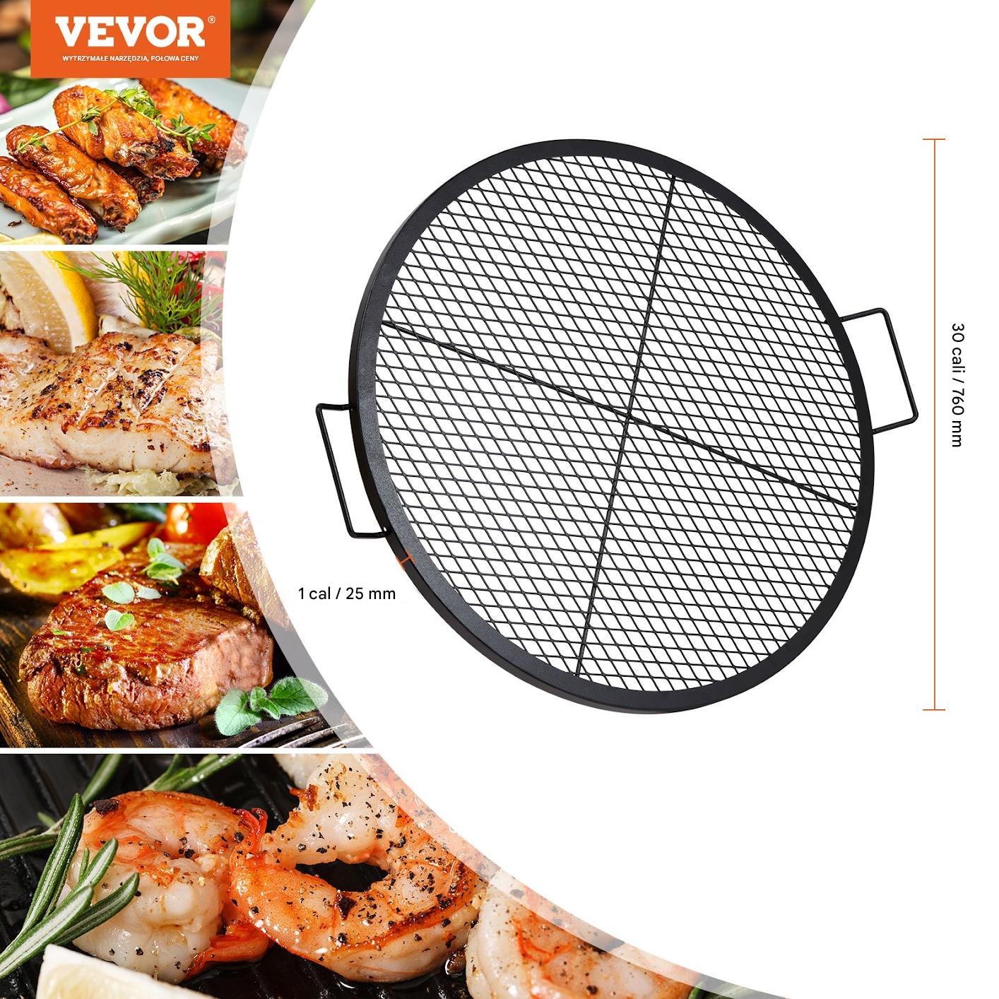 Stalowy Ruszt na Ognisko 76 cm – Idealny do Grillowania w Plenerze! - obrazek 2