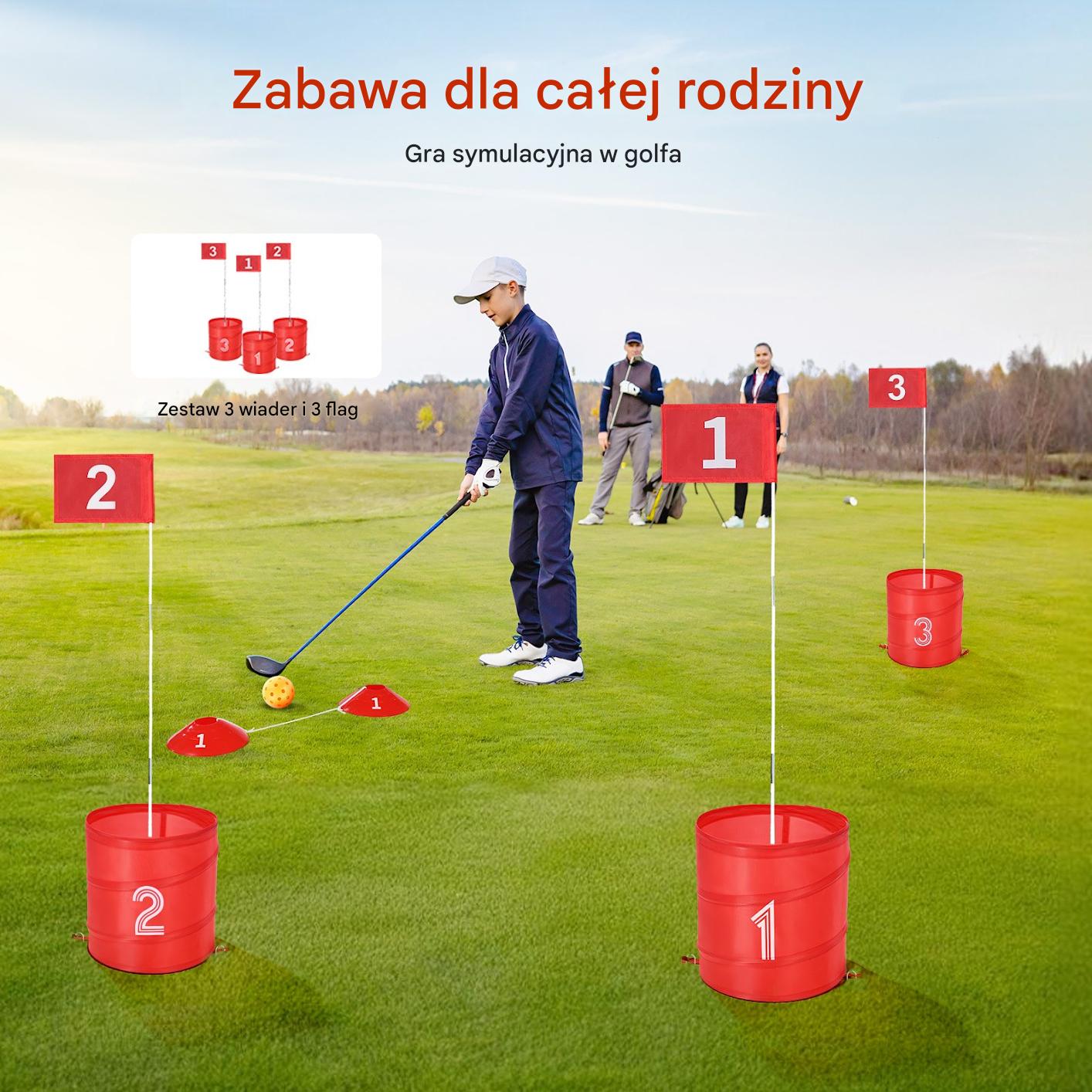 Zestaw Golfowy do Ogrodu - 3 Częściowy - obrazek 7