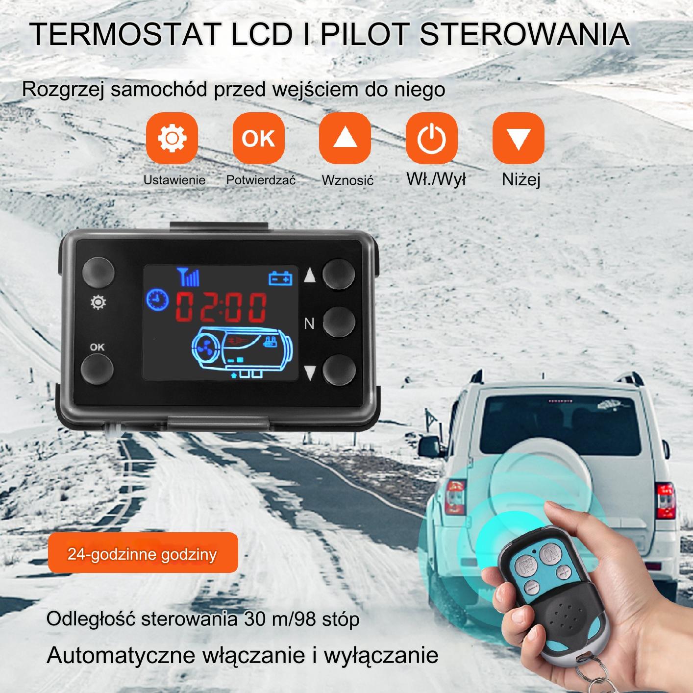 Nagrzewnica Ogrzewanie Postojowe Diesel 12 V - obrazek 4