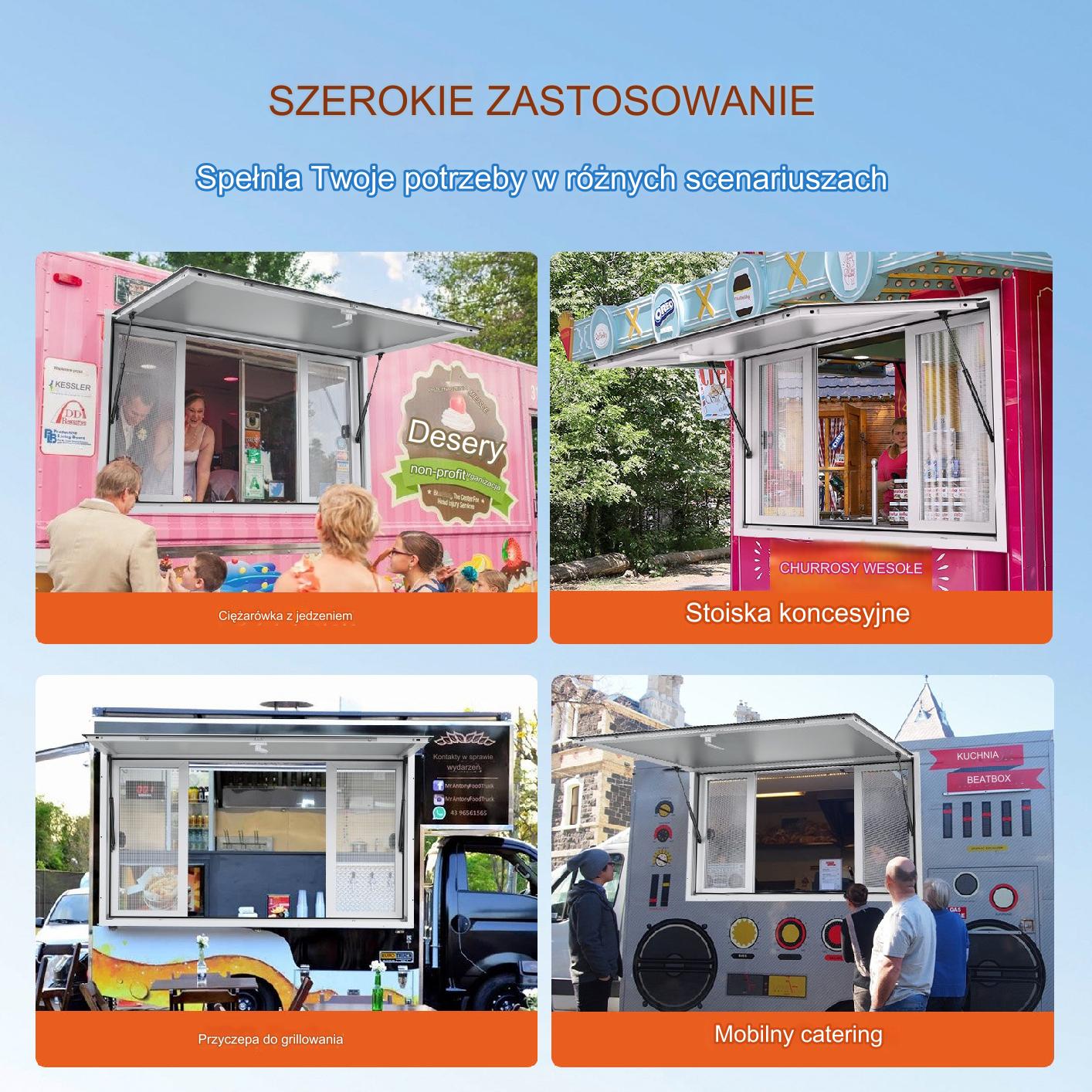Okienko gastronomiczne okno podawcze 94,3x94,3cm – food truck gastronomia - obrazek 6