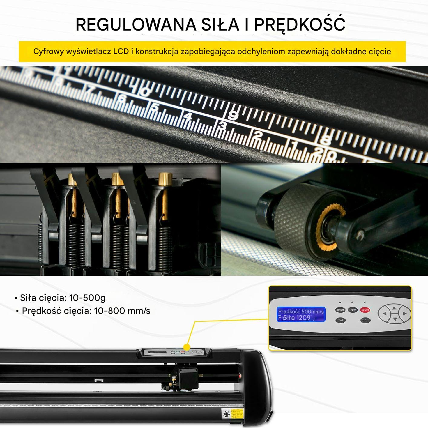 Ploter Tnący do Winylu 870 mm z Oprogramowaniem i Ekranem LCD - obrazek 4
