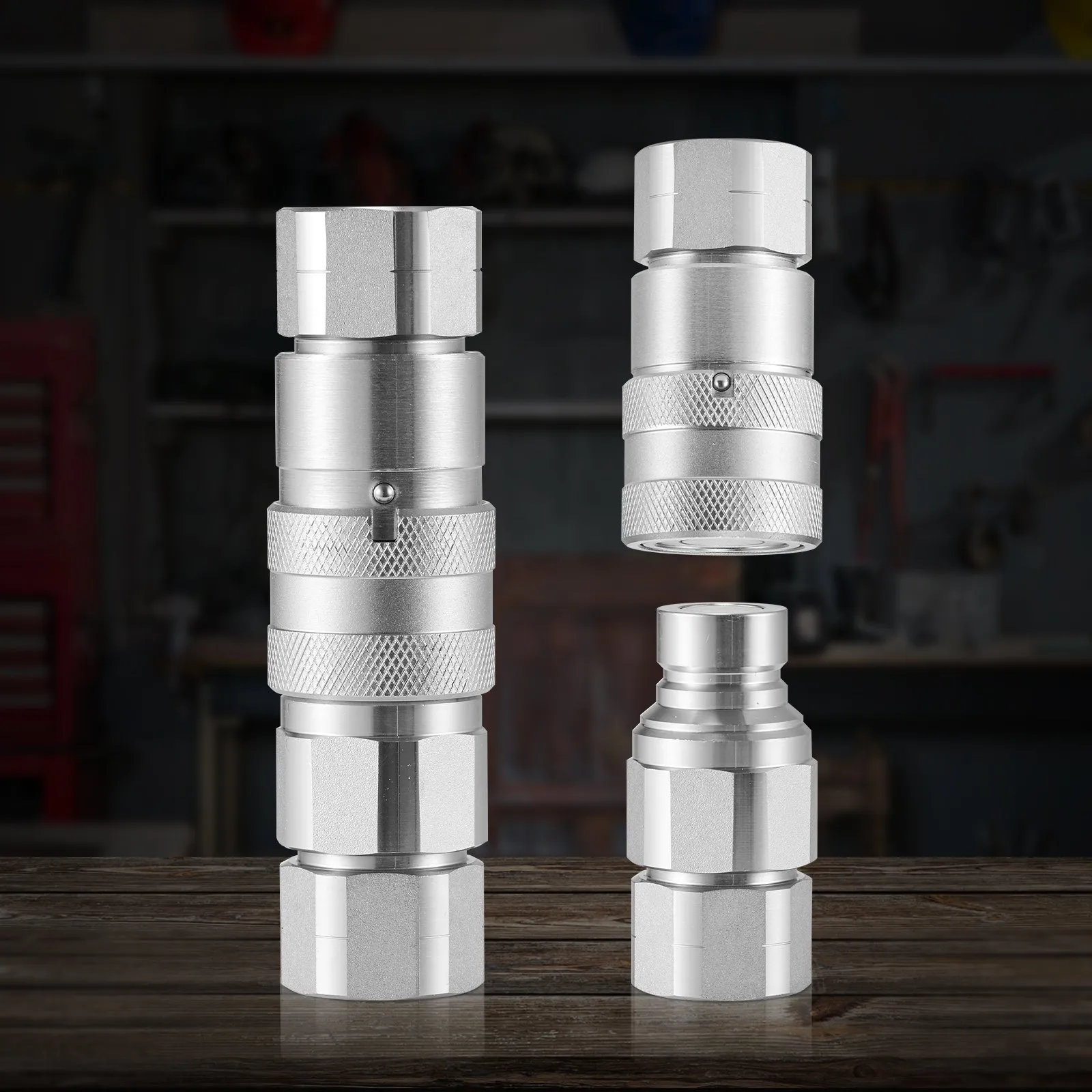 Złącza hydrauliczne 1/2" NPT płaskie do maszyn rolniczych z osłonami - obrazek 7