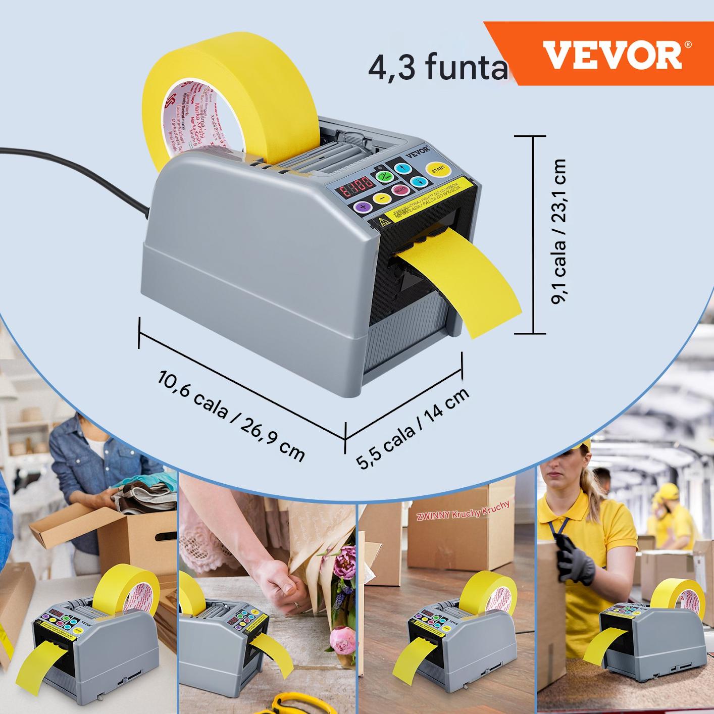 Automatyczny Dystrybutor Taśmy z Funkcją Cięcia - Szerokość Taśmy 6-60 mm - obrazek 2