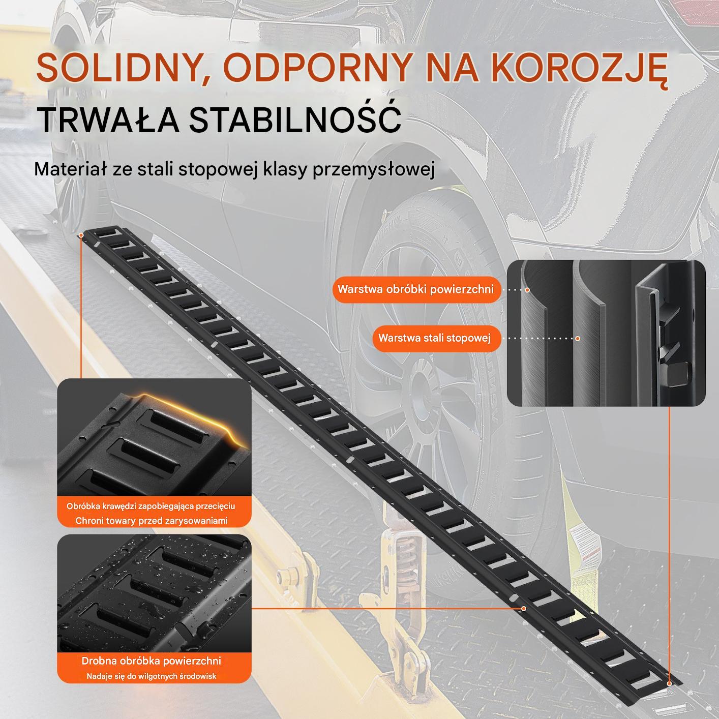 Listwa mocowania ładunku szyna mocująca mocowanie ładunku 4 sztuki - obrazek 4