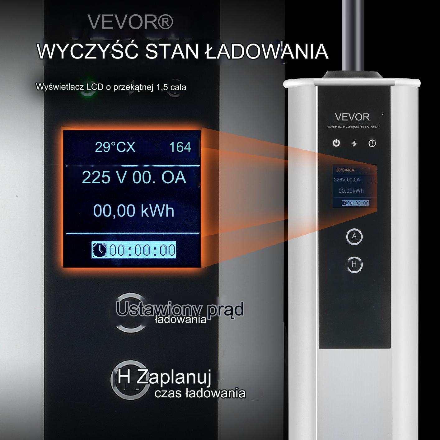 Ładowarka do samochodów elektrycznych 11 kW Typ 2 7,5 M 16A - obrazek 6
