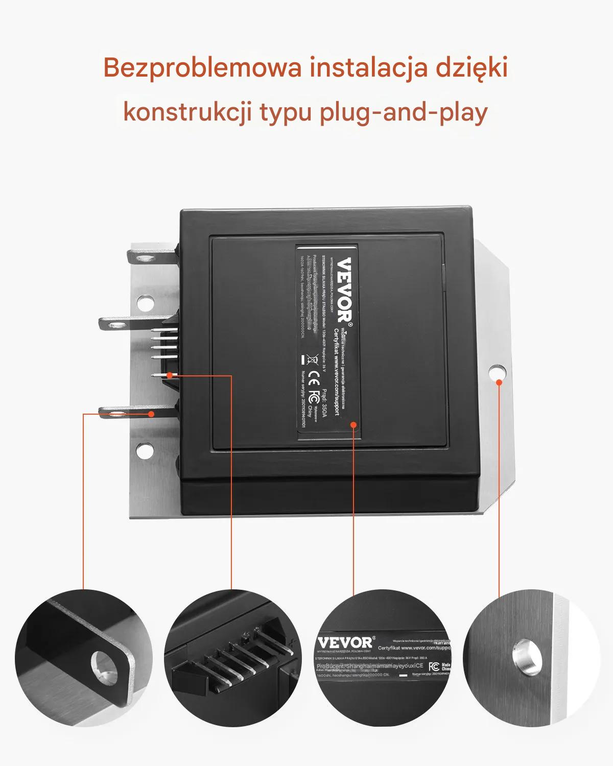 Kontroler regulator prędkości do wózka golfowego 36V 350A do EZGO - obrazek 6