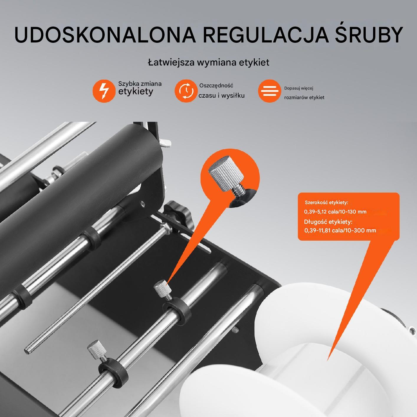 Etykieciarka automat aplikator etykiet butelek słoików 20 szt min premium - obrazek 3