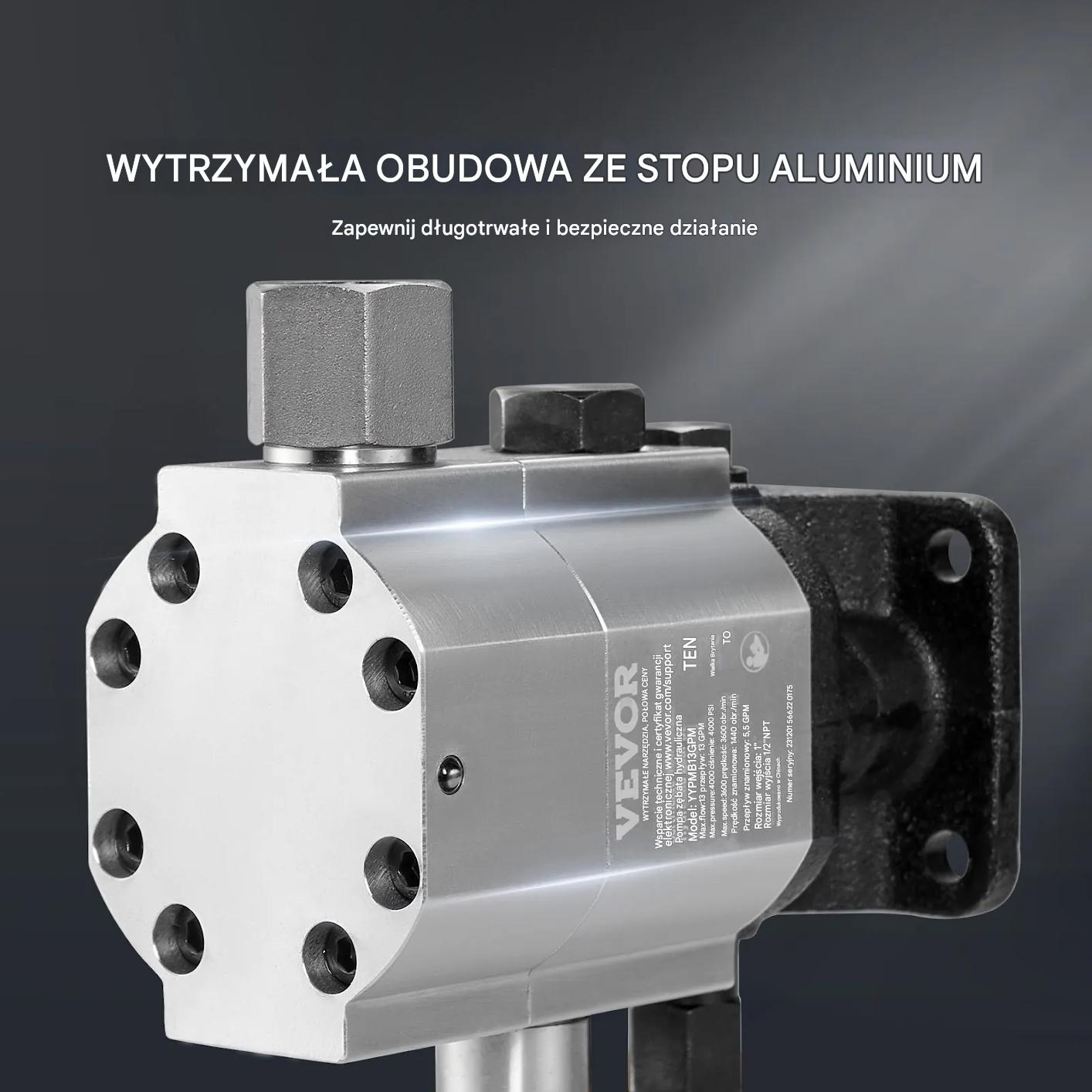 Pompa hydrauliczna do łuparki 13 GPM 2-stopniowa 3000 PSI do drewna - obrazek 5