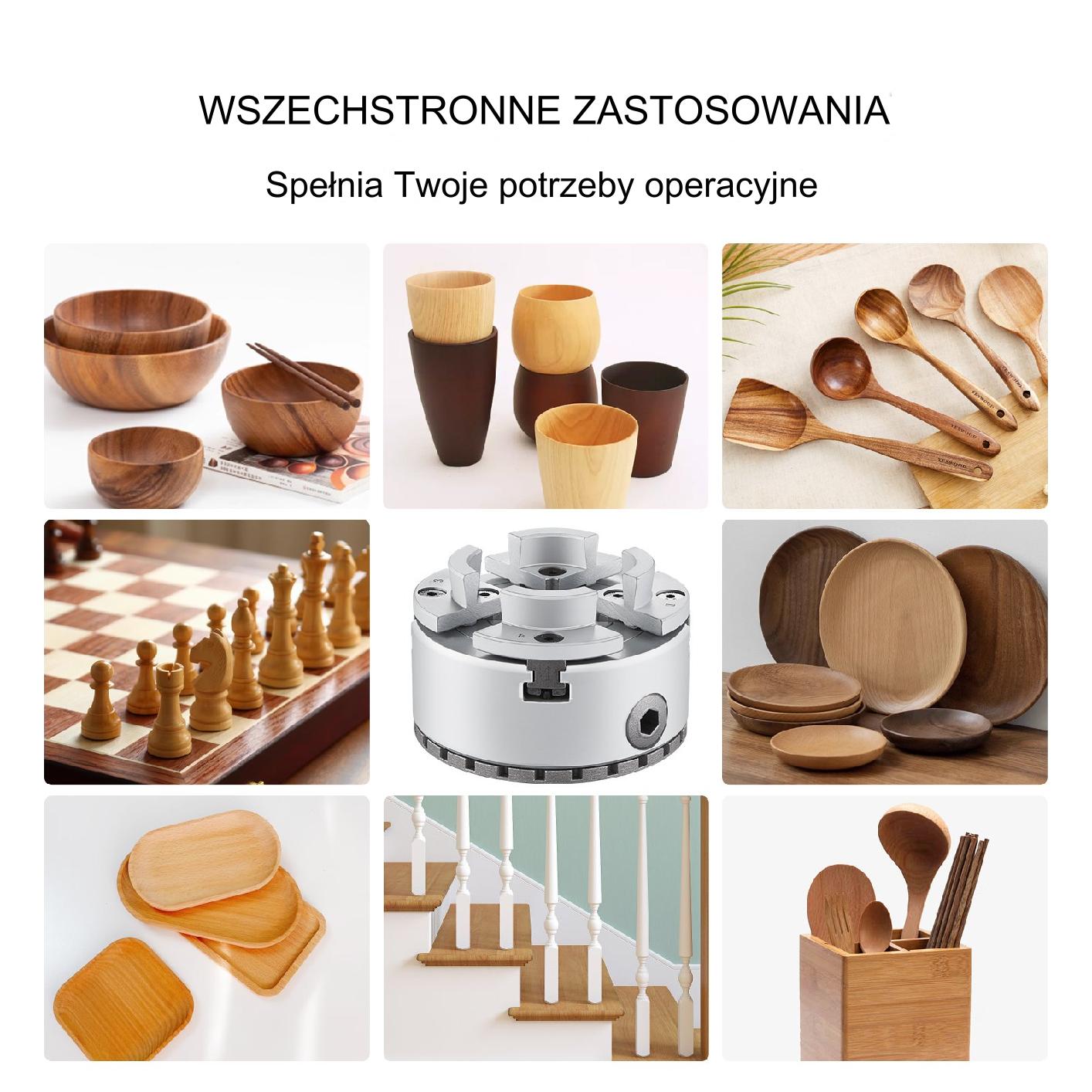 Uchwyt Tokarski 4-Szczękowy z Akcesoriami - obrazek 5