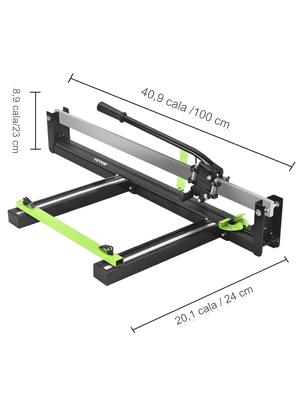 Gilotyna przecinarka płytki gres 800 mm laser mocna zestaw szyna Premium - obrazek 2