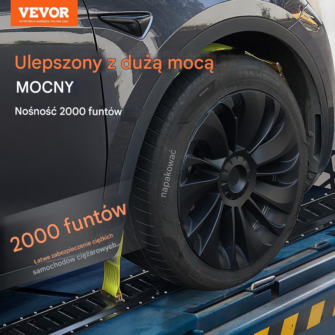 Listwa mocowania ładunku szyna mocująca mocowanie ładunku 4 sztuki - obrazek 7
