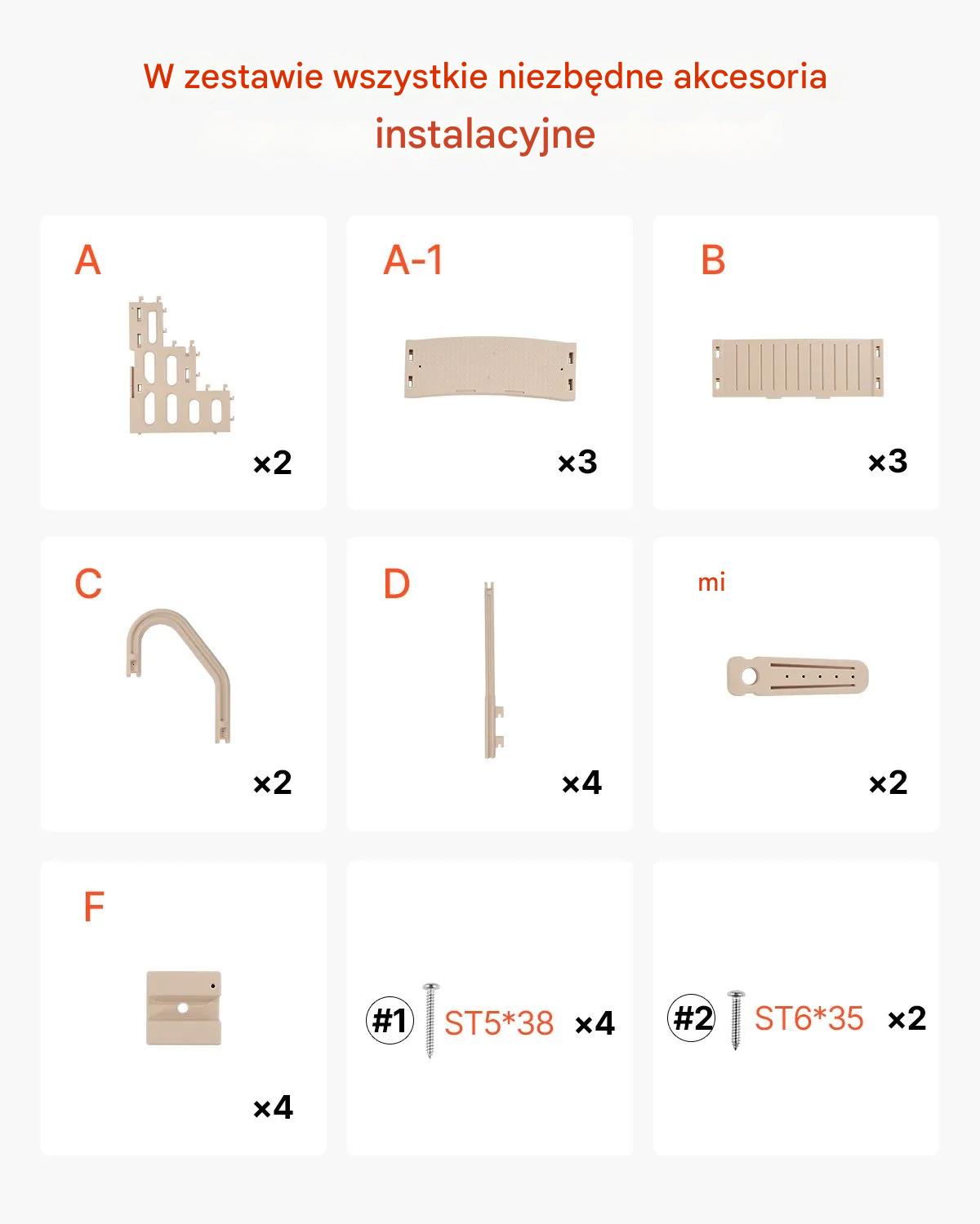 Drabinka basenowa 3 stopnie stalowa z poręczami do basenów 91-122 cm - obrazek 5