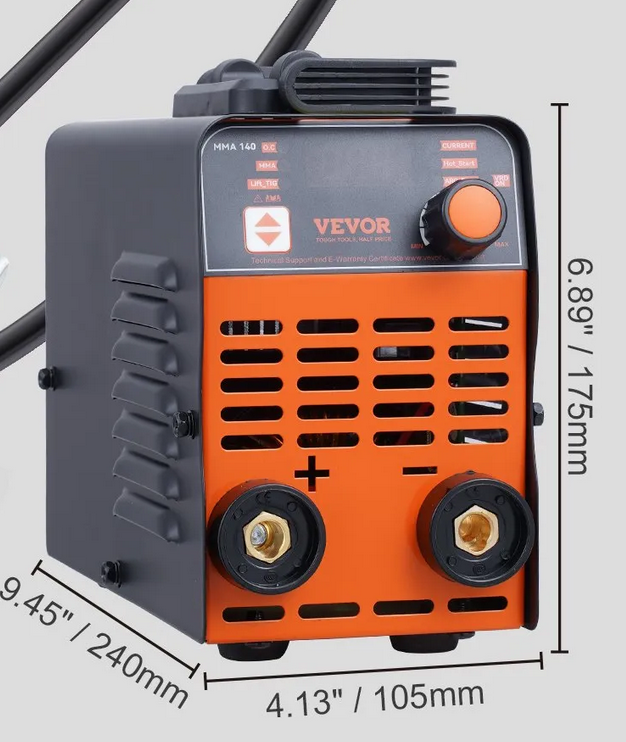 Spawarka inwertorowa 220V 140A MMA TIG LED przenośna z funkcją Hot Start - obrazek 2