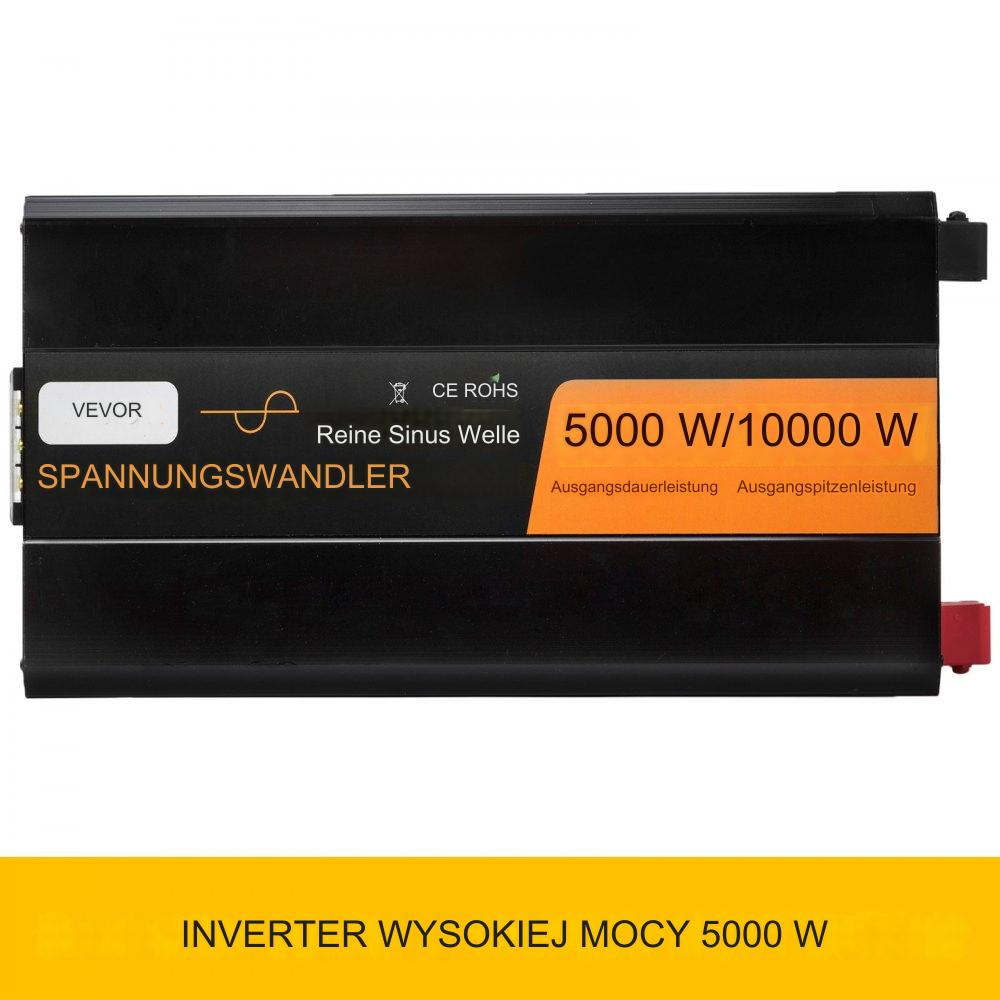 Falownik solarny sinusoidalny 5000 W 24V 230V - obrazek 3