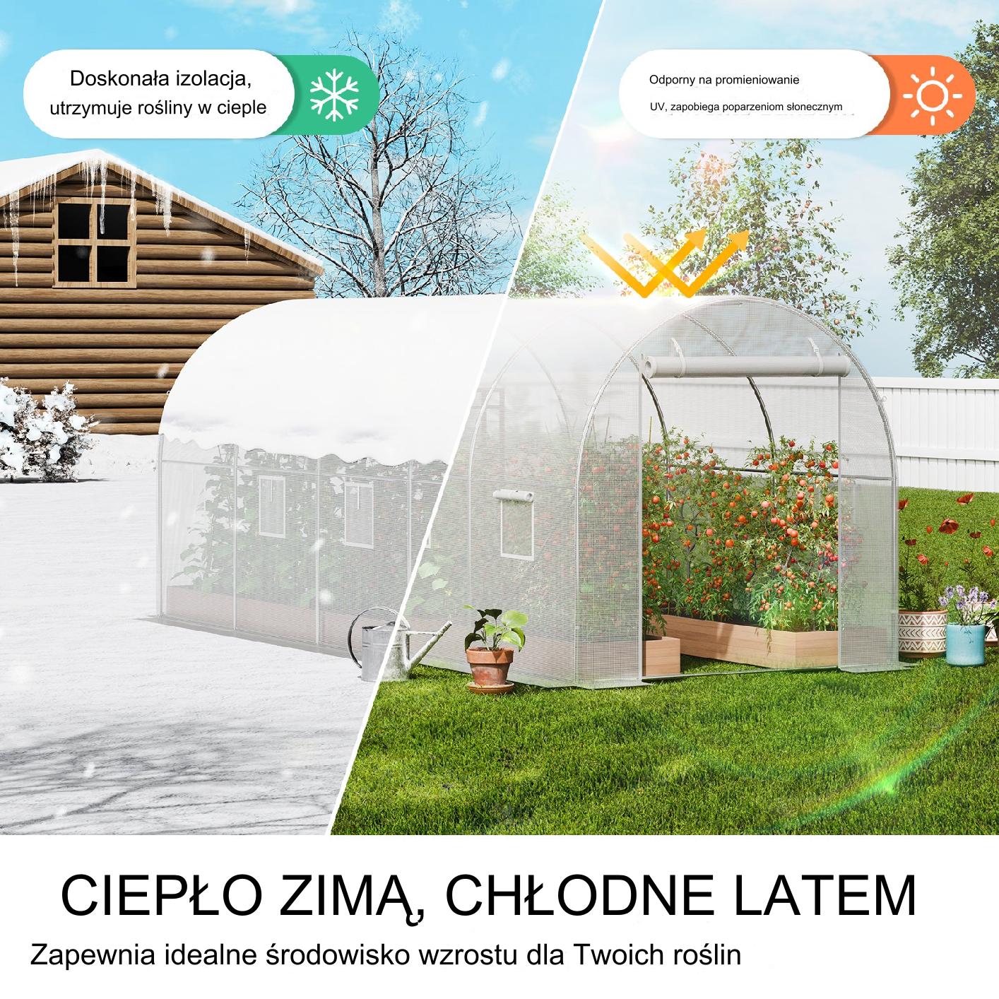 Szklarnia Tunelowa 2×4.5×2 m - obrazek 3