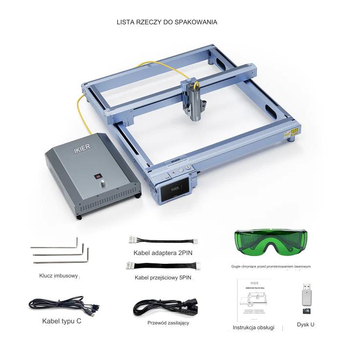 Grawer laserowy IKier K1 Pro 1064nm 20W - obrazek 3