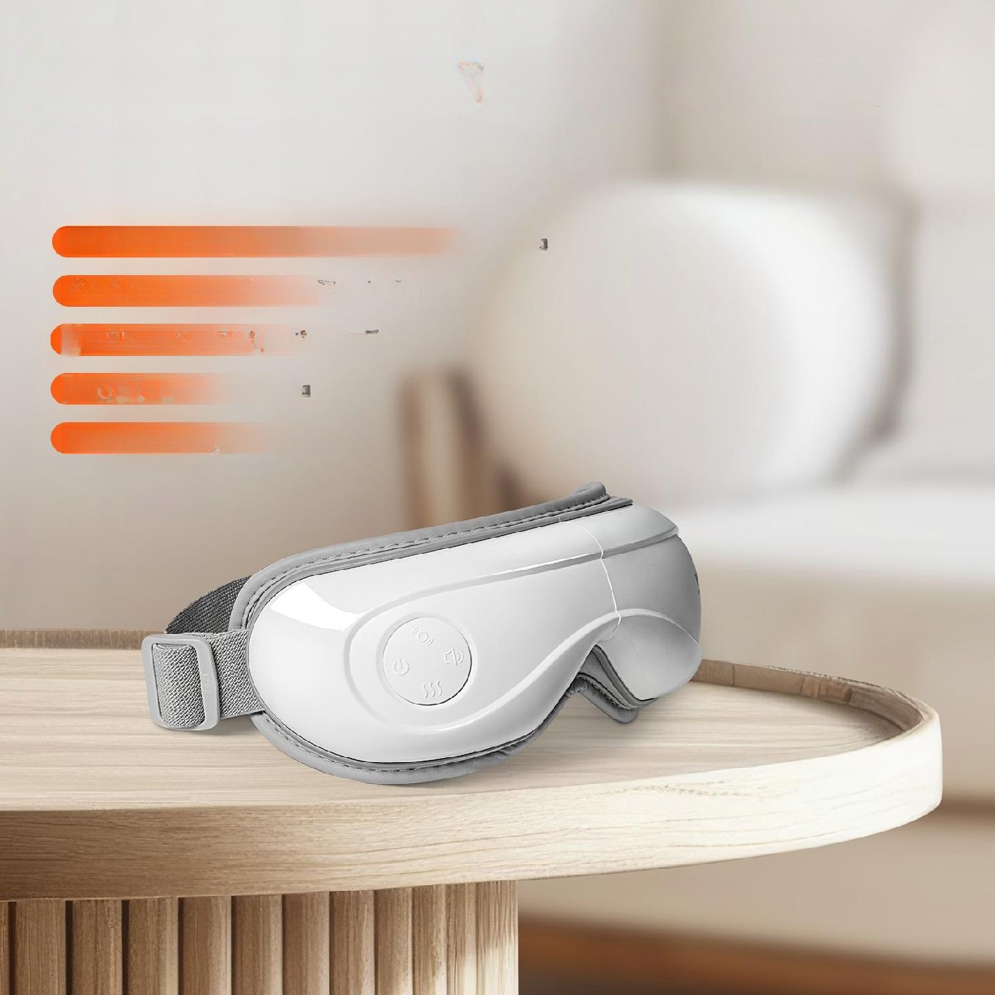 Masażer Oczu Podgrzewany z Bluetooth i Muzyką 5 Trybów - Idealny na Prezent - obrazek 2