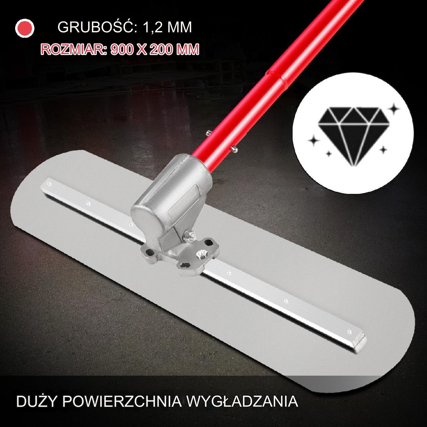Listwa wygładzająca do wyrównywania odpowietrzania betonu 90 x 20 cm - obrazek 2