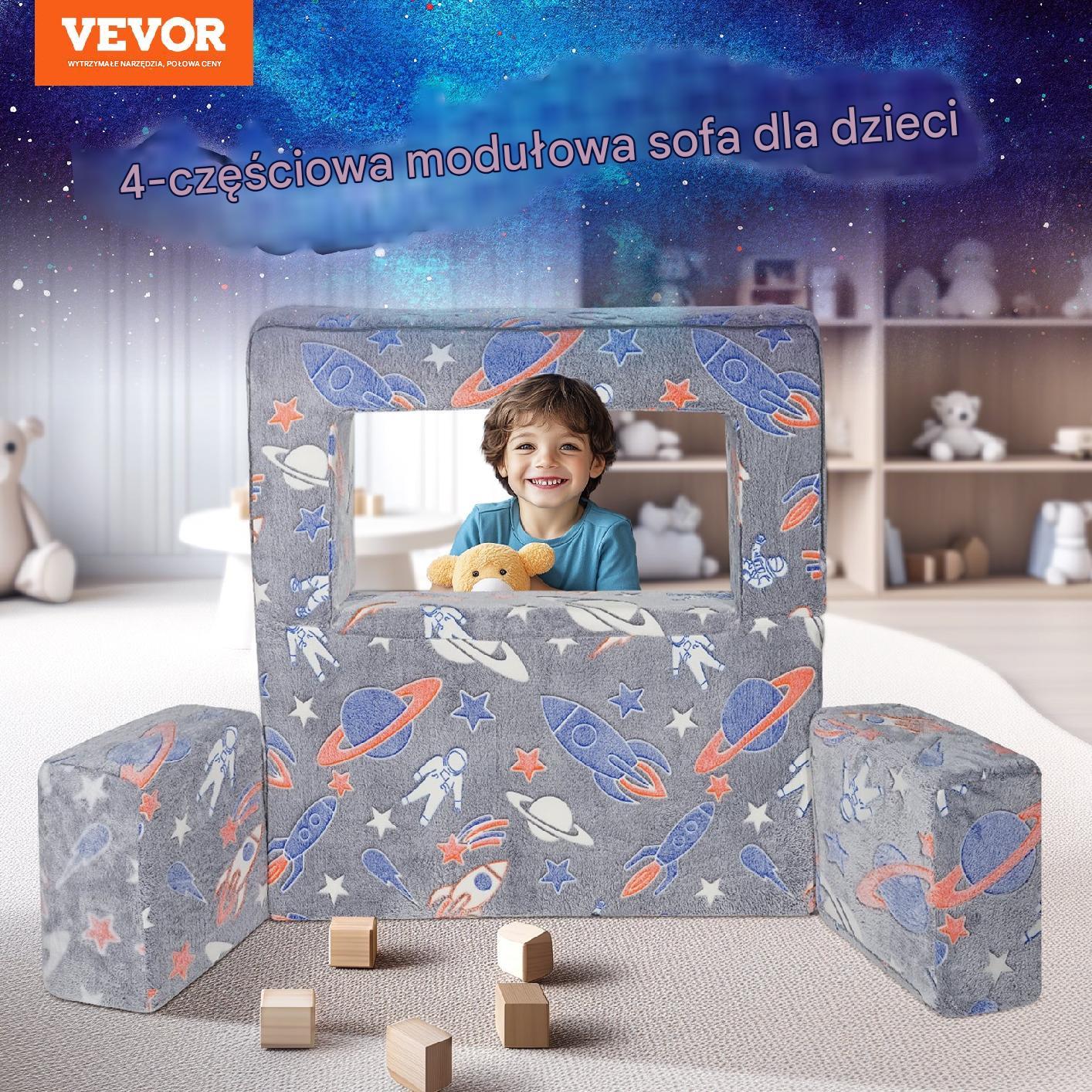 Mini Sofa dla Dzieci Kanapa do Pokoju Dziecka Kanapa Dziecięca świecąca - obrazek 6