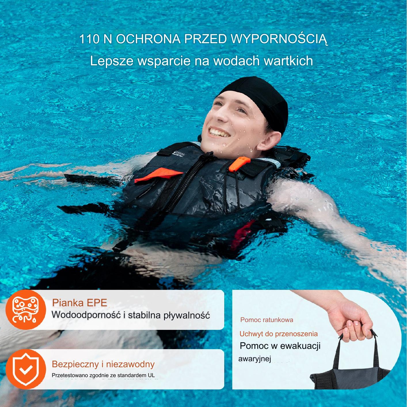 Kamizelka Ratunkowa Kapok Rozmiar XL - obrazek 3