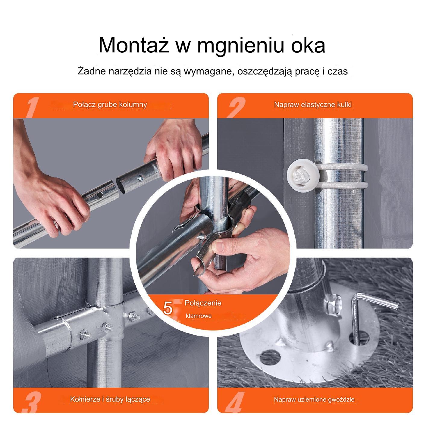 Namiot garażowy 28,8 m³ - obrazek 5