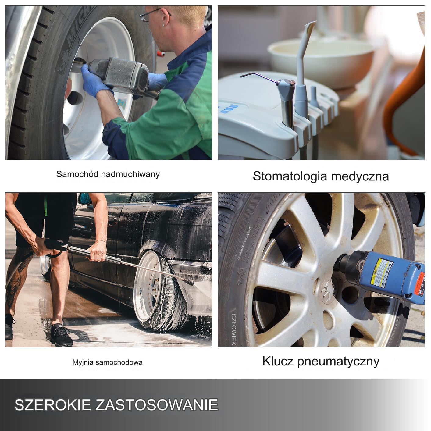 Kompresor sprężarka powietrza 25 L 750 W - obrazek 7