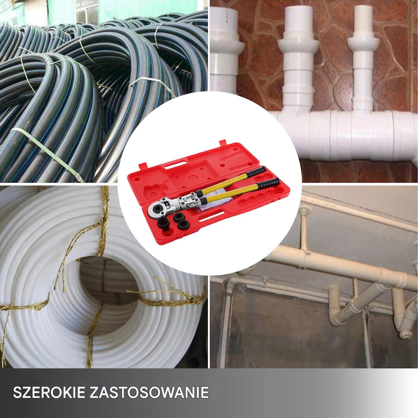Praska do rur PEX zaciskarka 16-32 mm zestaw ręczny do instalacji - obrazek 7