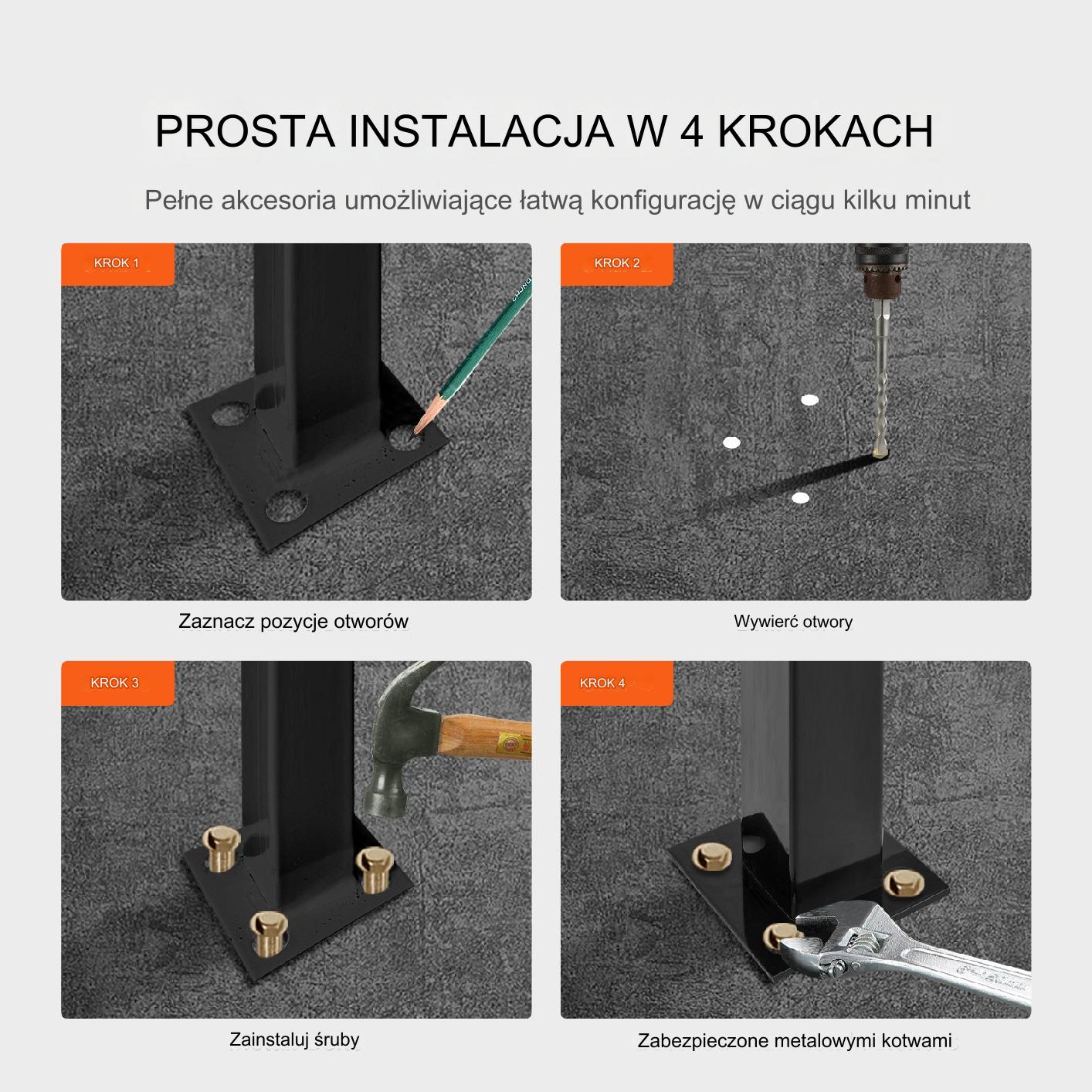 Poręcz Balustrady na 1-2 Schodki - obrazek 4