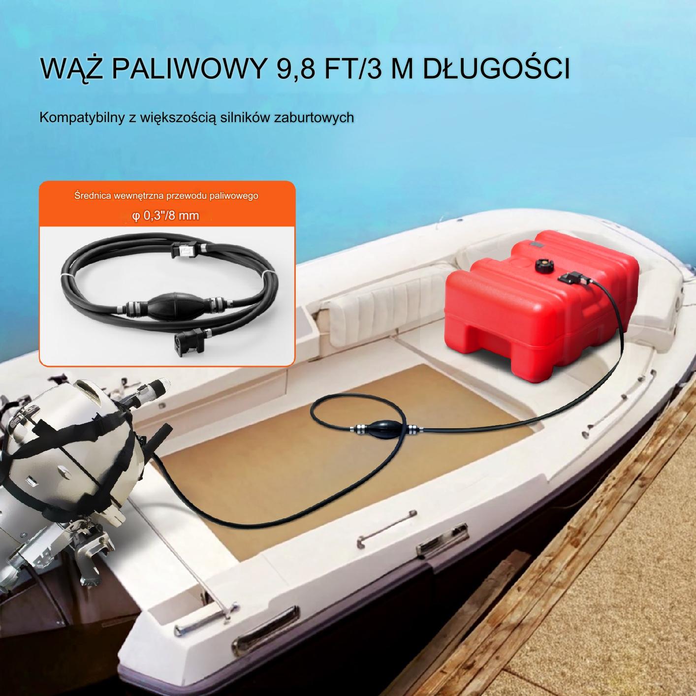 Zbiornik Paliwa do Łodzi 55 L - obrazek 6