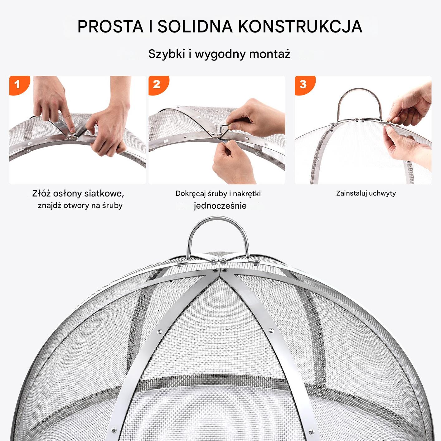 Pokrywa Iskrochronna do Paleniska 76 cm - obrazek 7