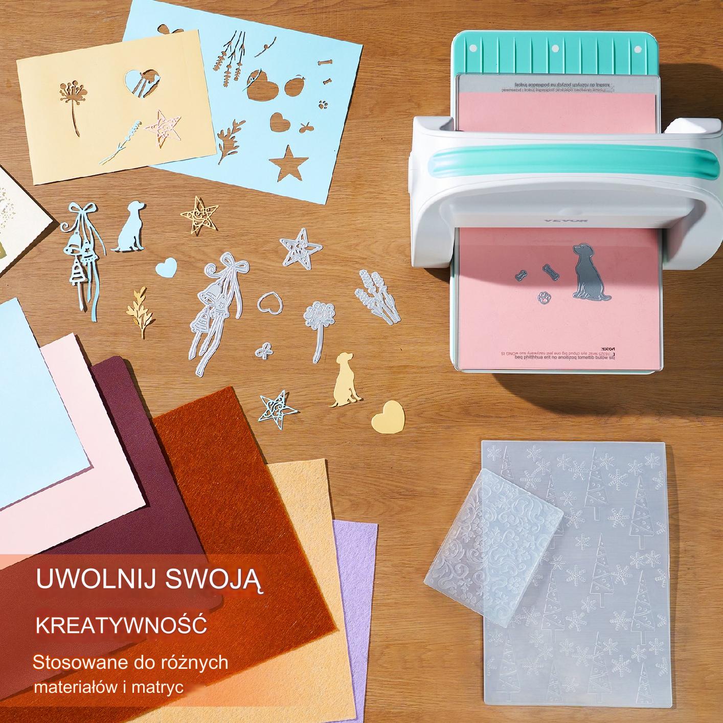 Dziurkacz Ozdobny do Papieru Maszyna do Wycinania i Tłoczenia – 226 mm - obrazek 5